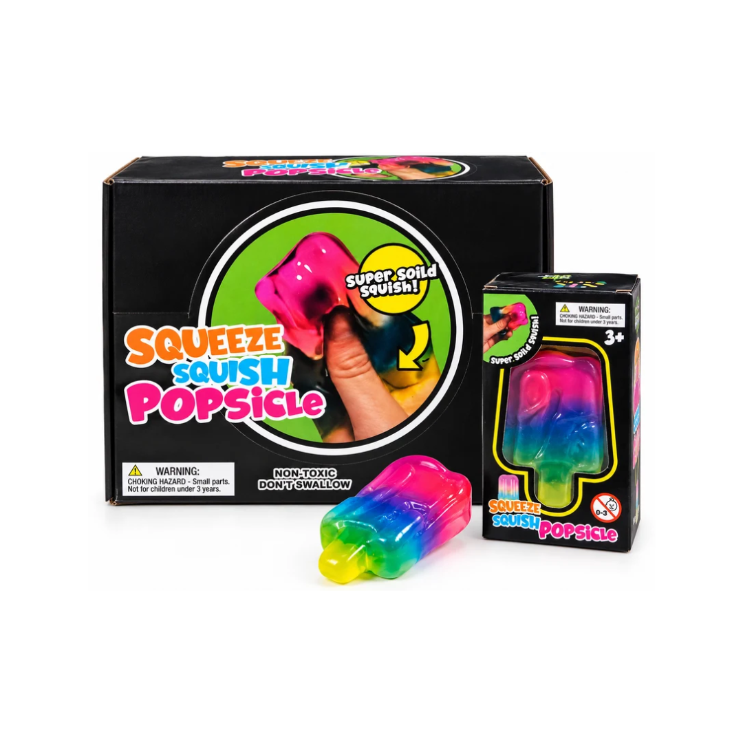 Squeeze Squish Popsicle Super Soild Squishy Toy – 1 Piece