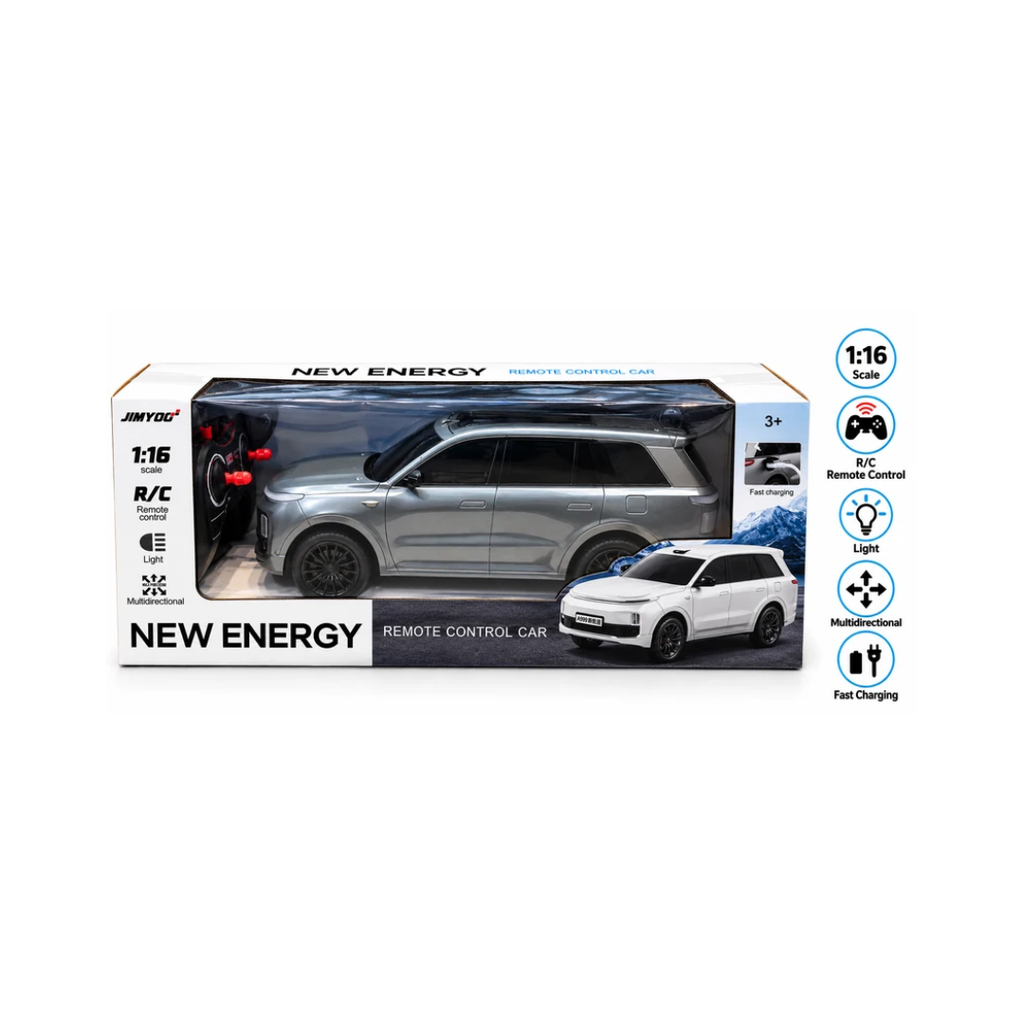 JIMYO New Energy 1:16 Scale Remote Control SUV Remote Control Car with Lights & Fast Charging
