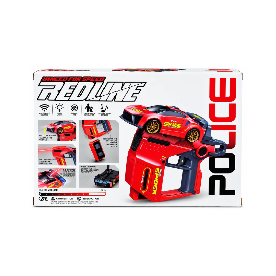 3-in-1 2.4GHz Remote Control Racing Car with Light Effects & Launcher Mode