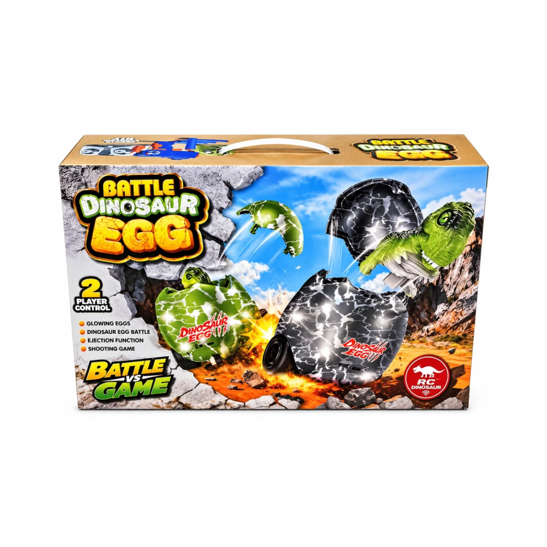 Battle Dinosaur Egg Remote Control Shooting Game – 2 Player Set with Shooting Guns