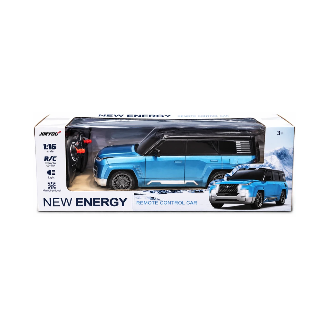 JIMYO New Energy 1:16 Scale Remote Control Car with Lights & Multi-Directional Movement