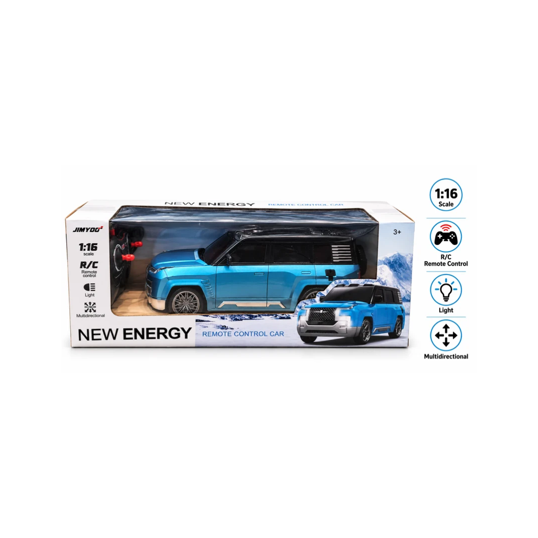 JIMYO New Energy 1:16 Scale Remote Control Car with Lights & Multi-Directional Movement