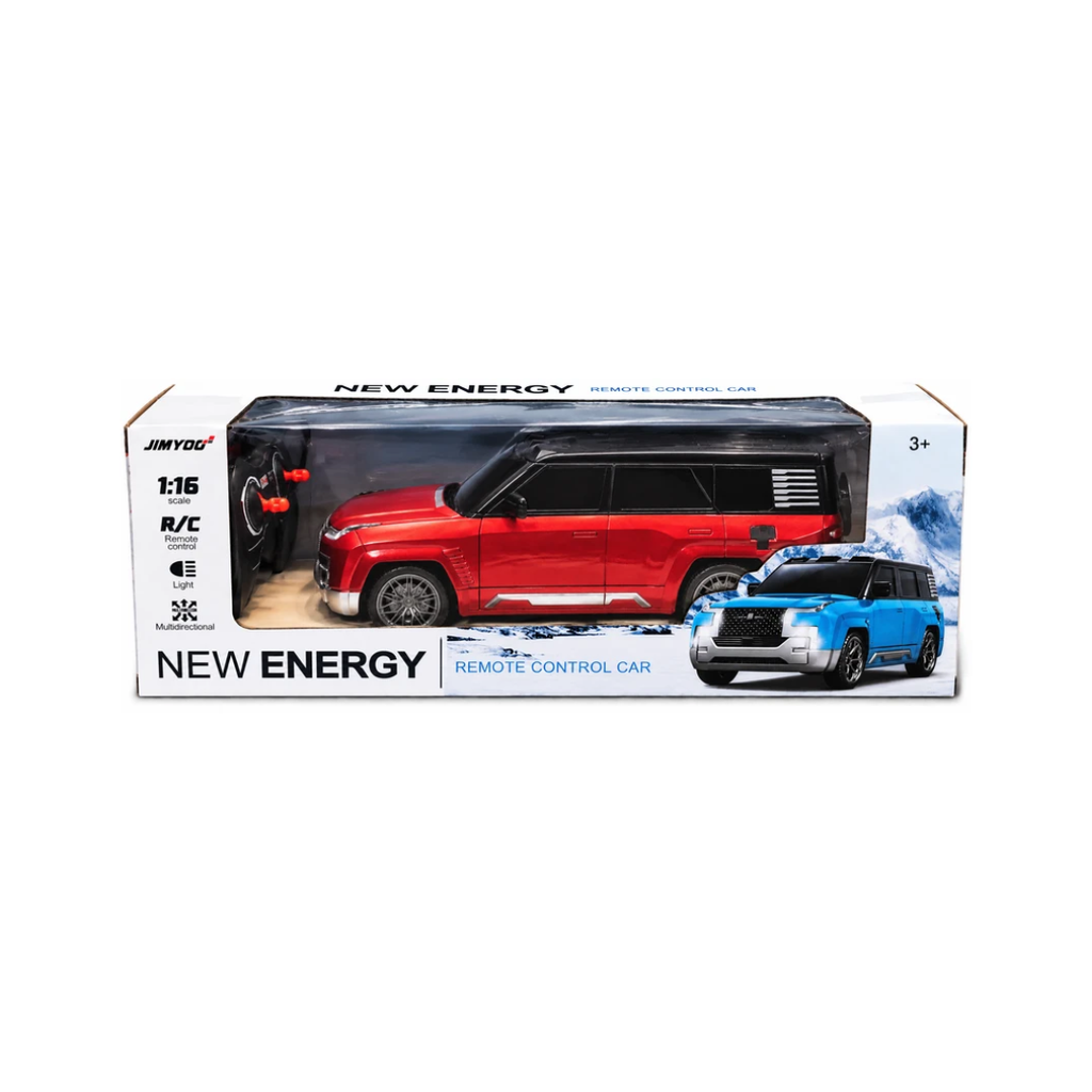 JIMYO New Energy 1:16 Scale RC Remote Control Car with Lights & Multi-Directional Movement