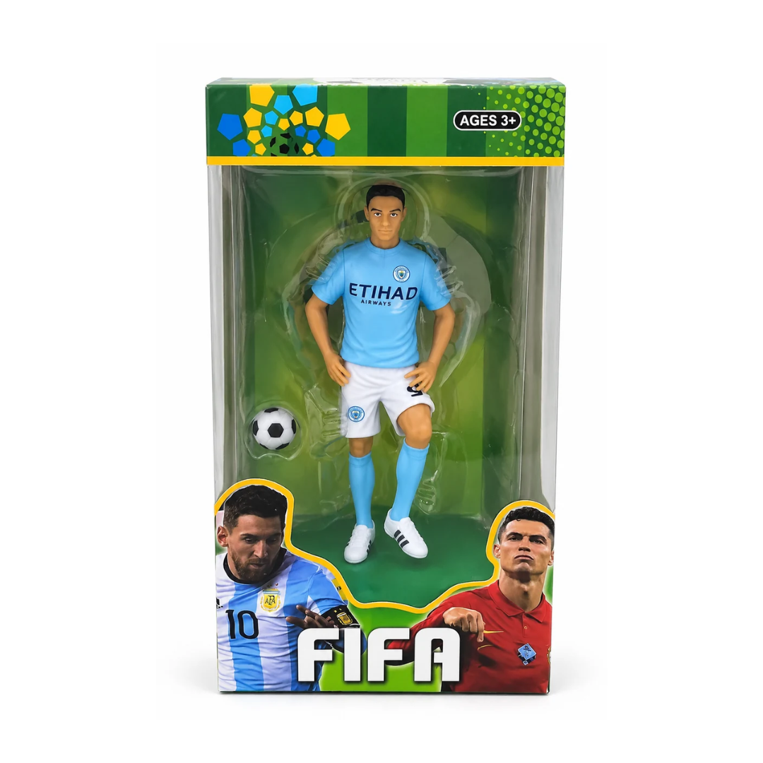 FIFA Football Player Action Figure with Soccer Ball for Kids 3+ Years