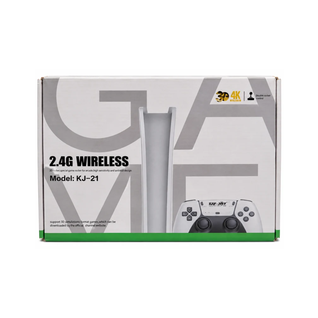 KAY-JOY KJ-21 2.4G Wireless Double Rocker Game Controller – 3D 4K Gaming Joystick