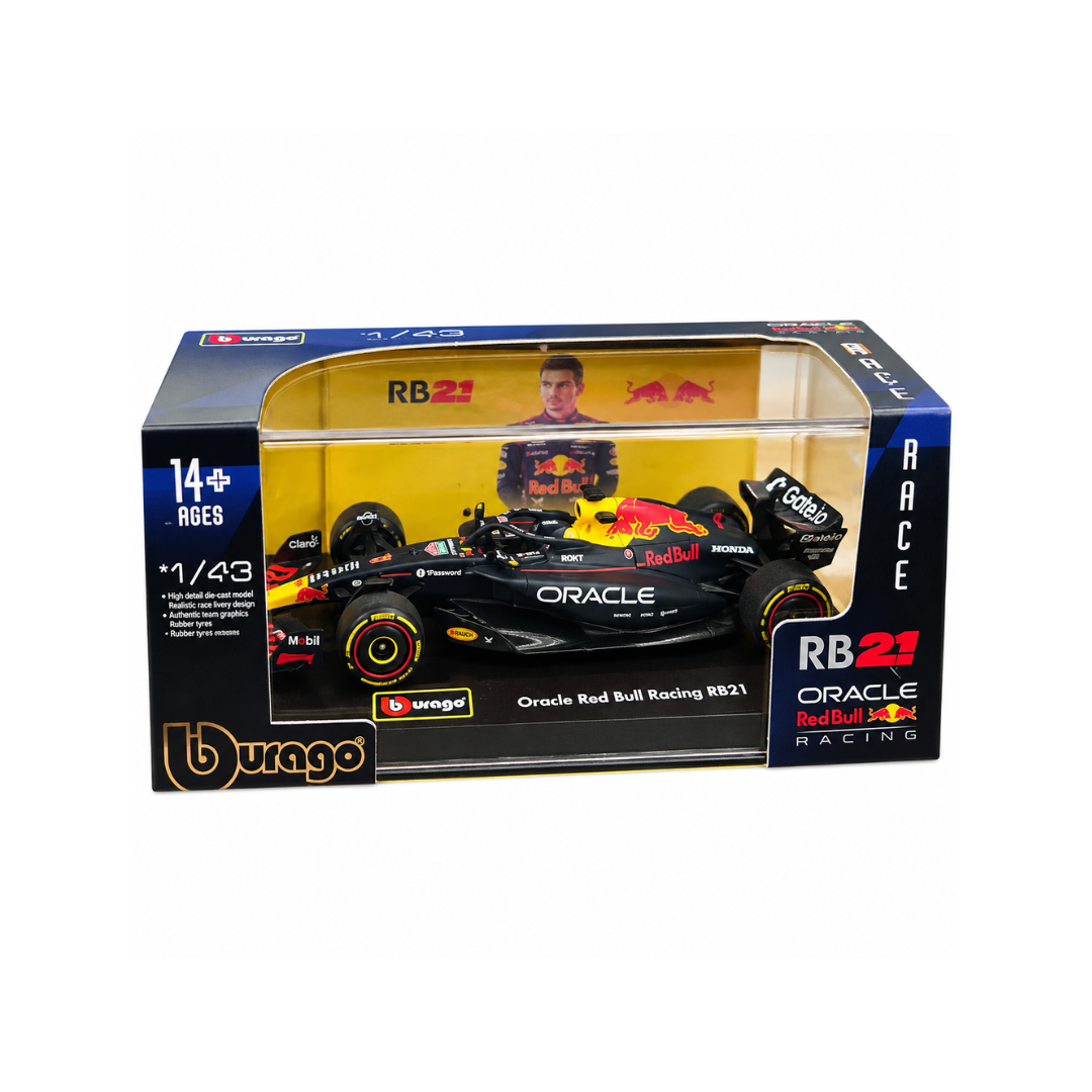 Bburago 1:43 Scale Oracle Red Bull Racing 2025 RB21 Formula 1 Car Model
