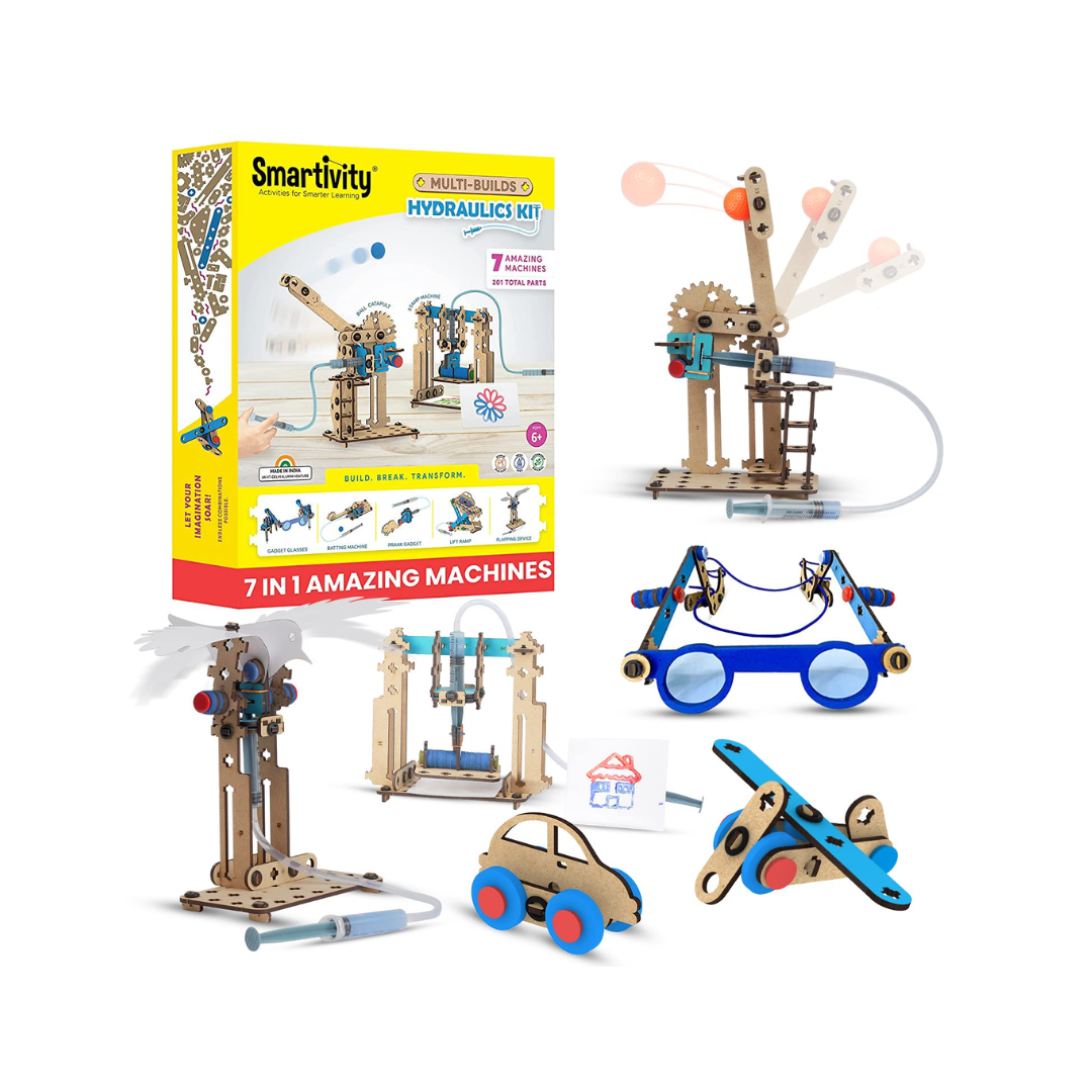 SMARTIVITY  Kids Empire 7 in1 Multi-Builds Hydraulic Kit