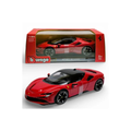 Bburago 1:24 Scale Ferrari SF90 Stradale Diecast Car Model – Official Licensed Collector’s Edition