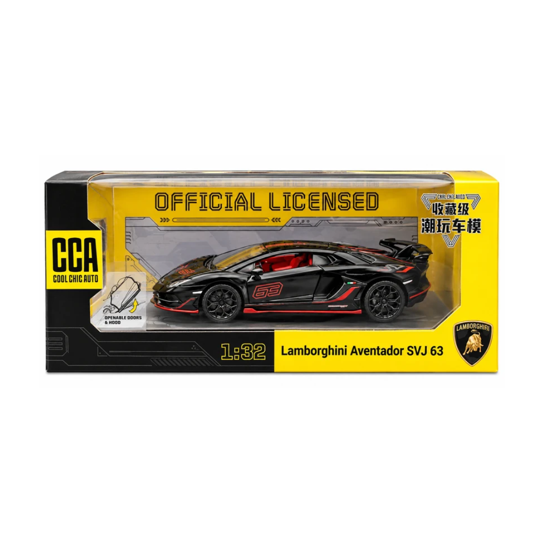 CCA Lamborghini Aventador SVJ 63 1:32 Die-Cast Model Car