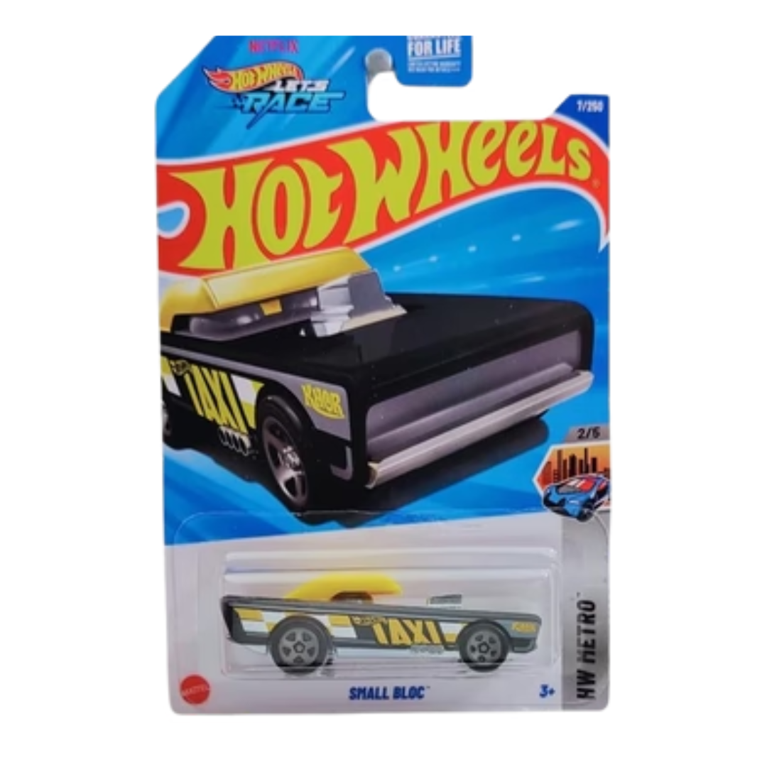 Hot Wheels Small Block Taxi G Case Imported