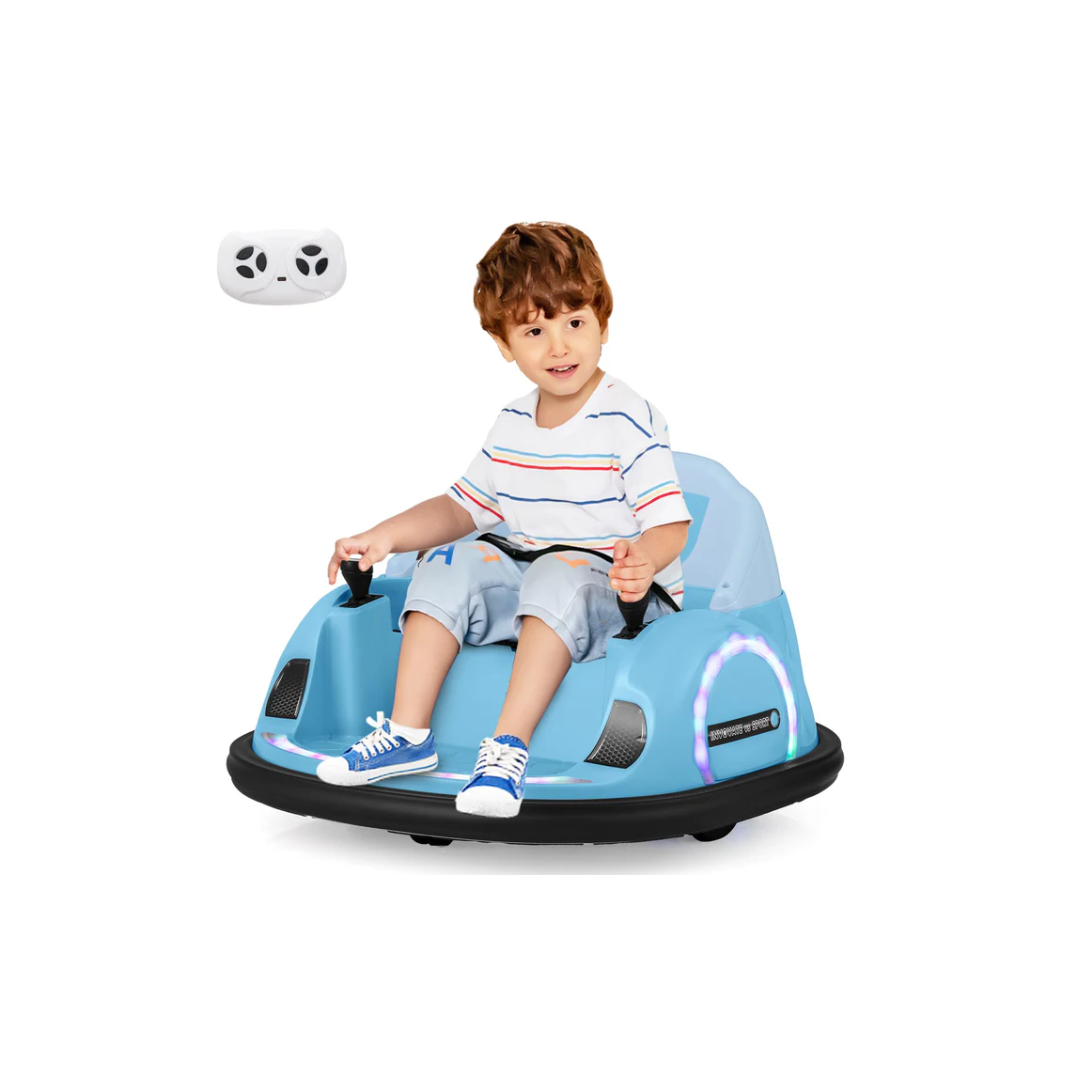 Emorted Bumper Car, 12V Electric Kids Ride on Bumping Car