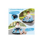Emorted Bumper Car, 12V Electric Kids Ride on Bumping Car