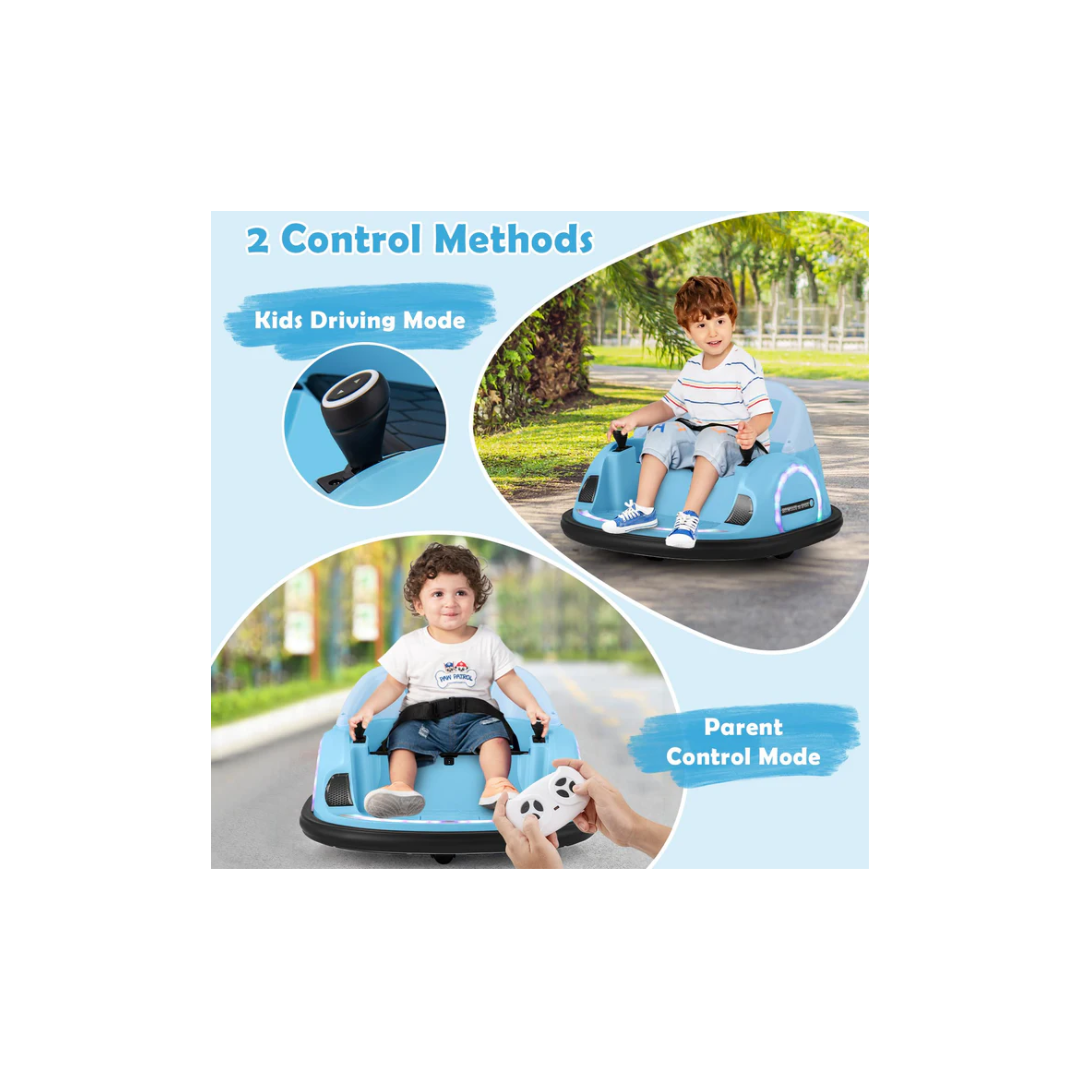 Emorted Bumper Car, 12V Electric Kids Ride on Bumping Car