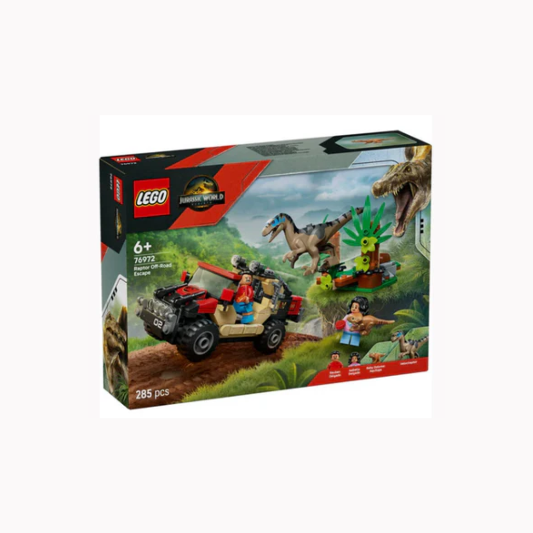 Lego 76972 Jurassic World Raptor Off-Road Escape (285 Pieces)
