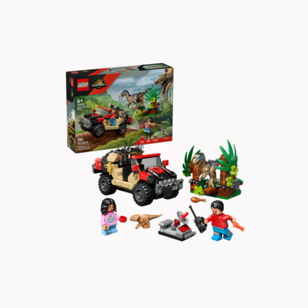 Lego 76972 Jurassic World Raptor Off-Road Escape (285 Pieces)