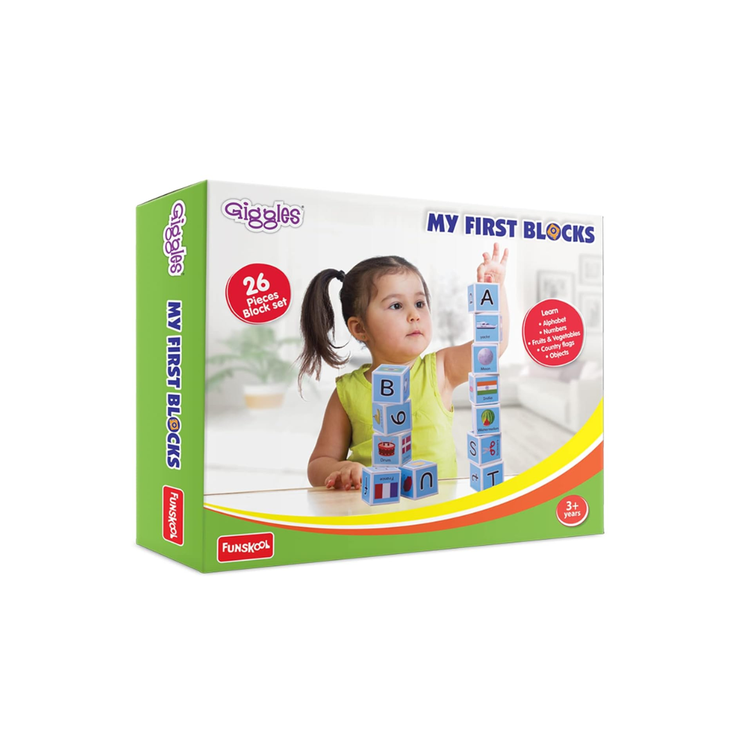Funskool Giggles My First Block  Learning Acitvity Toy for Ages 3+
