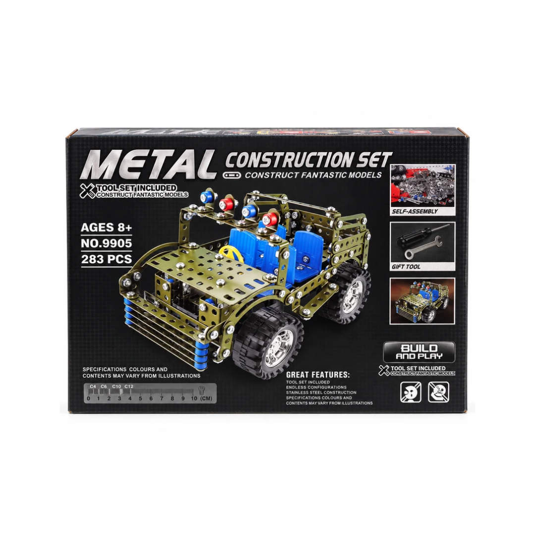 Aole Gainiain Metal Construction Set 283 Pcs – STEM Building Toy for Kids 8+