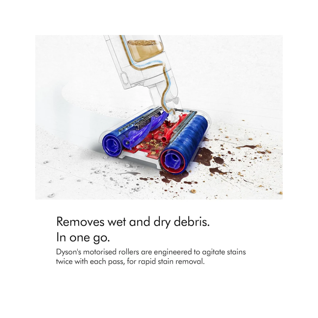Dyson WashG1 Wet Floor Cleaner | Wet & Dry Cleaning | Self-Cleaning Cycle | 35 Min Runtime | 1L Waste Bin | 2 Year Warranty