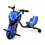 Hoverpro Electric Drifter Ride-On Scooter – Blue Web Graphic Design Drifter Pro (Spider Blue)