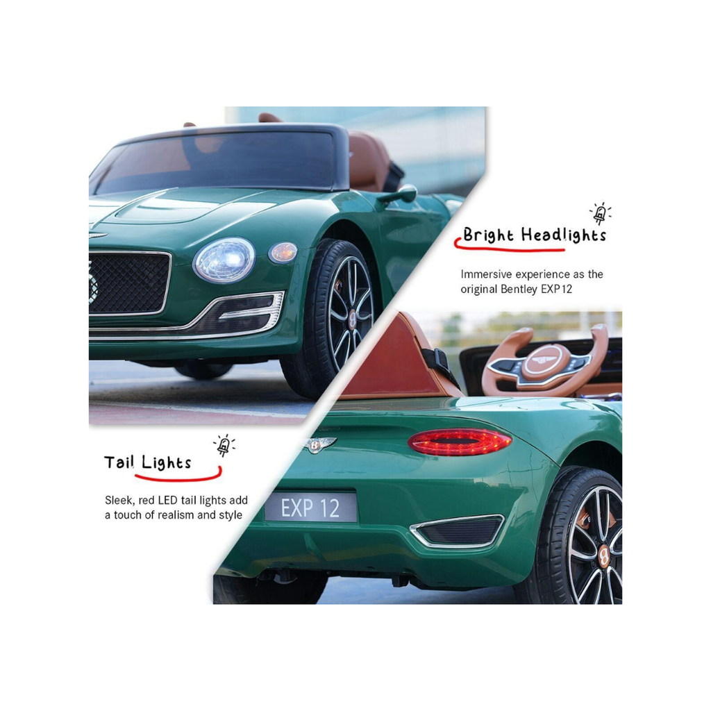EMotorad Formula Fun BENTLEY EXP12 TOY CAR (Green), 3Y+
