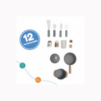 Open Ended Modern Kitchen Set -(12 Accessories included)