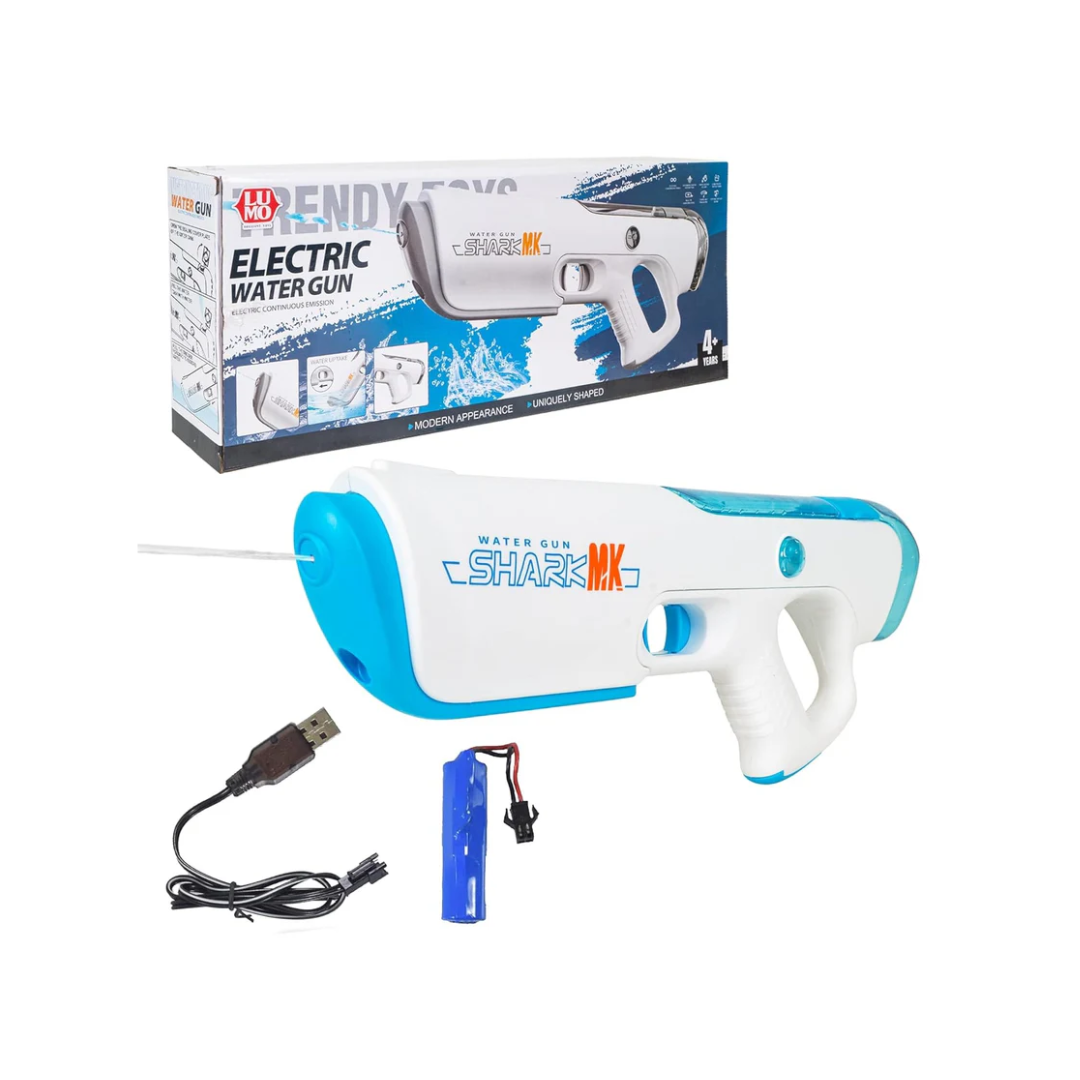 Rainbow Toys Shark Themed Electric Water Holi Gun 350ml