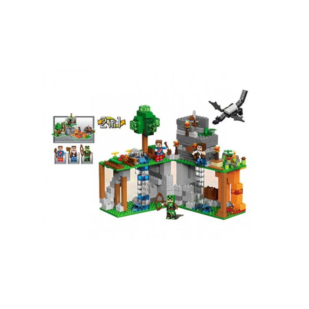 Brick My World 2 In 1 Minecraft 818+ Pcs Blocks