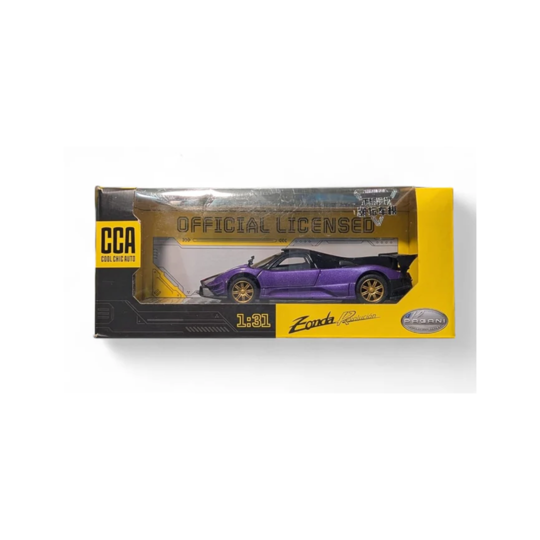 CCA 1:31 Pagani Zonda Revolution Die-Cast Car Assorted Color
