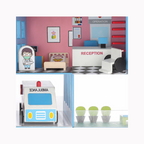 Chanak Wooden Hospital Set for Kids (18 Pieces)