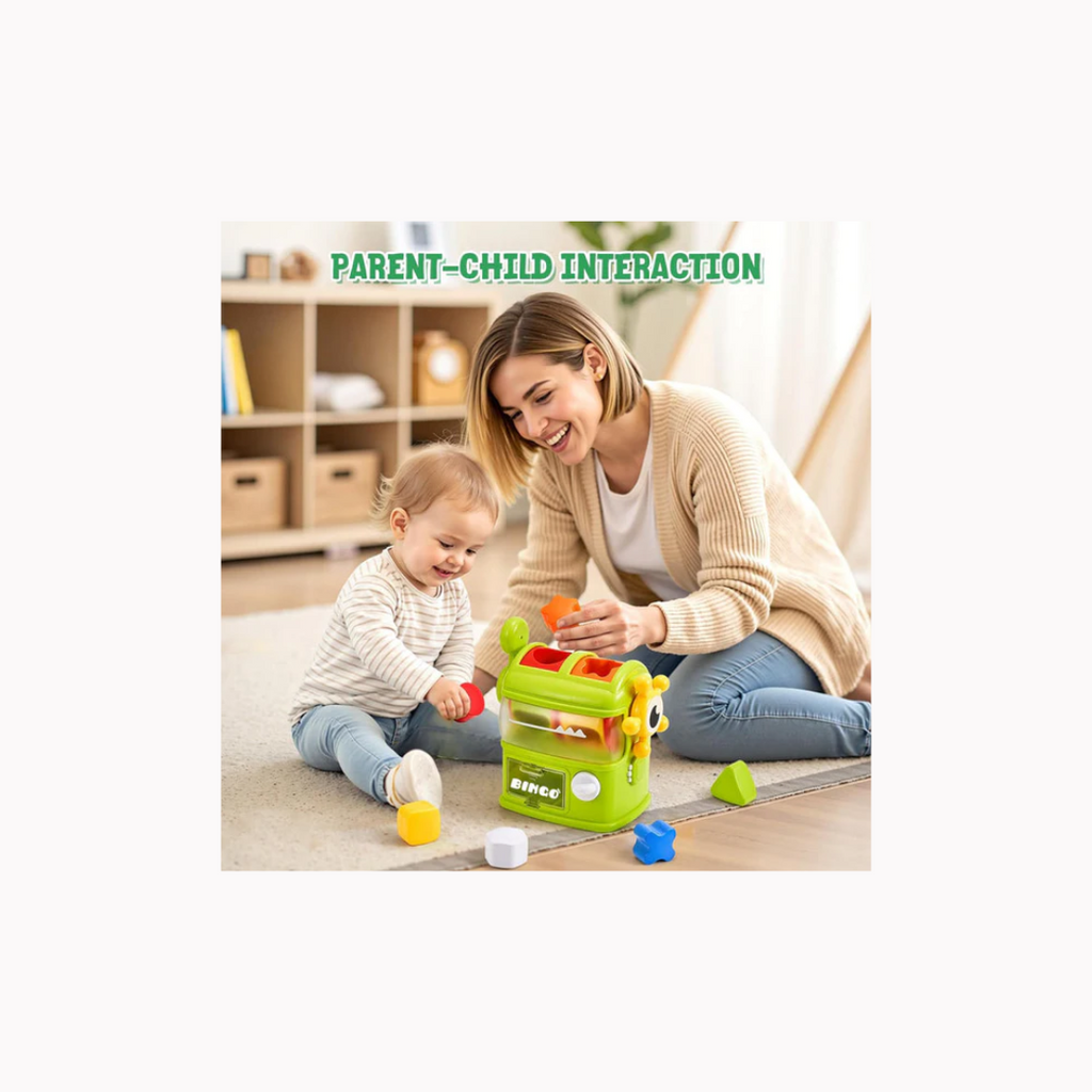 Open Ended Dino Feeder - Montessori Sensory Shape Sorter