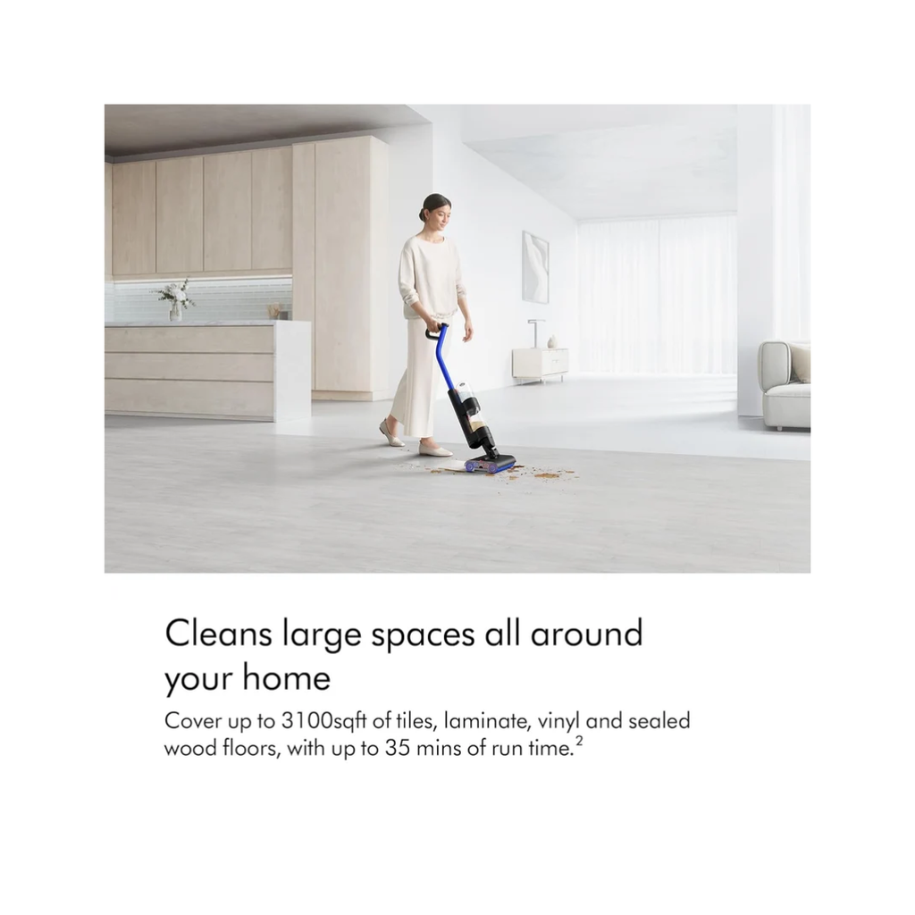 Dyson WashG1 Wet Floor Cleaner | Wet & Dry Cleaning | Self-Cleaning Cycle | 35 Min Runtime | 1L Waste Bin | 2 Year Warranty