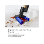 Dyson WashG1 Wet Floor Cleaner | Wet & Dry Cleaning | Self-Cleaning Cycle | 35 Min Runtime | 1L Waste Bin | 2 Year Warranty