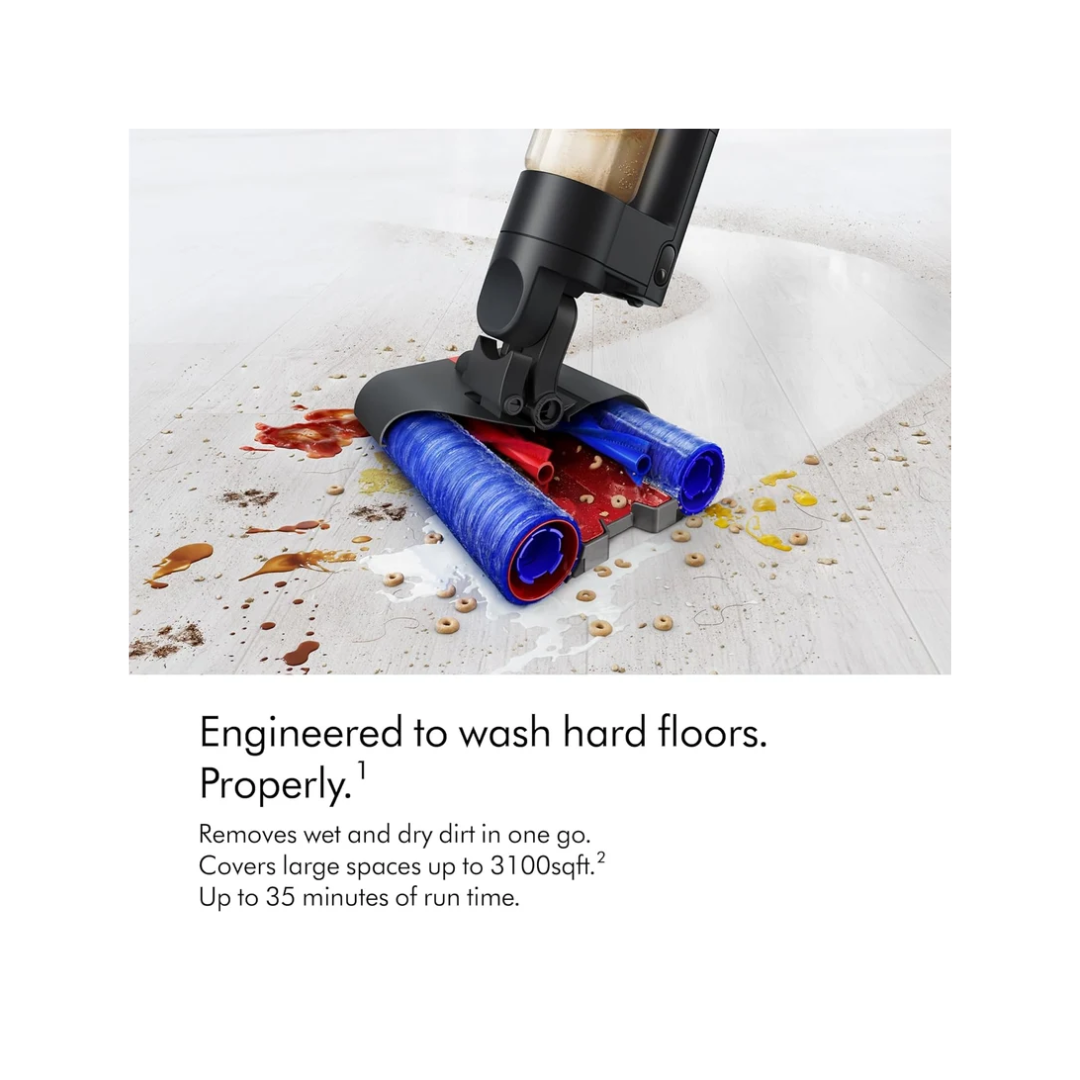 Dyson WashG1 Wet Floor Cleaner | Wet & Dry Cleaning | Self-Cleaning Cycle | 35 Min Runtime | 1L Waste Bin | 2 Year Warranty