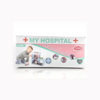 Chanak Wooden Hospital Set for Kids (18 Pieces)