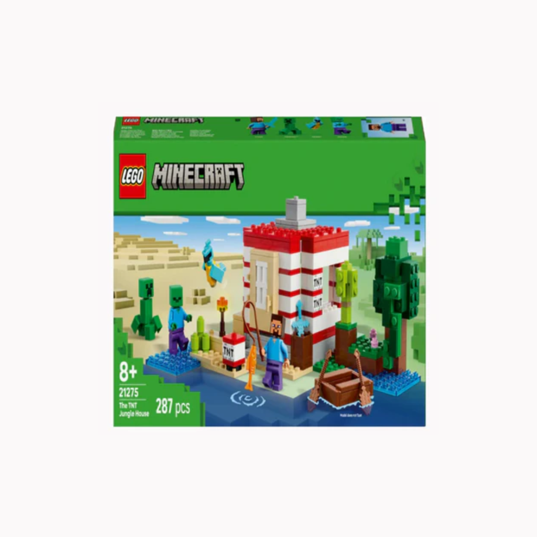 Lego 21275 Minecraft The TNT Jungle House (287 Pieces)