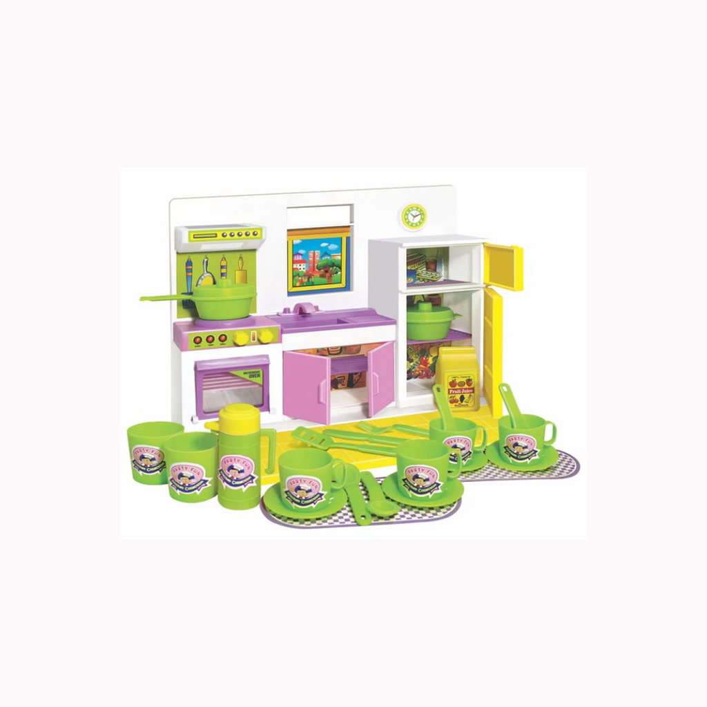 Toymate Kitchen Set for Kids Girls with Pots n Pans and Cooking