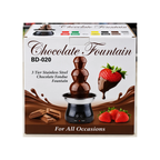Chocolate Fountain BD-020 – 3 Tier Stainless Steel Chocolate Fondue Fountain