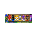 Sonic Action Figures Set of 6 Collectible Character Toys