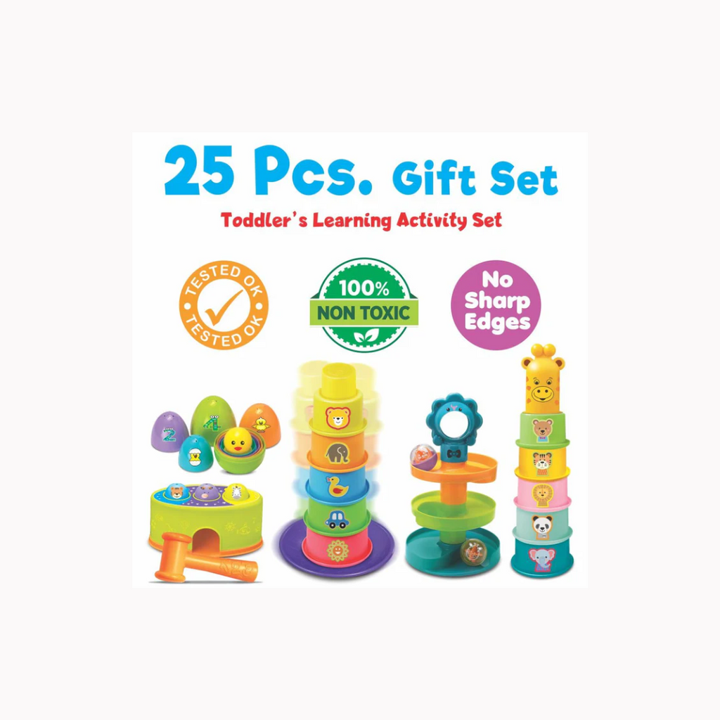 Toymate Play N Grow - A 5-In-1 Toddlers Learning Activity Gift Set