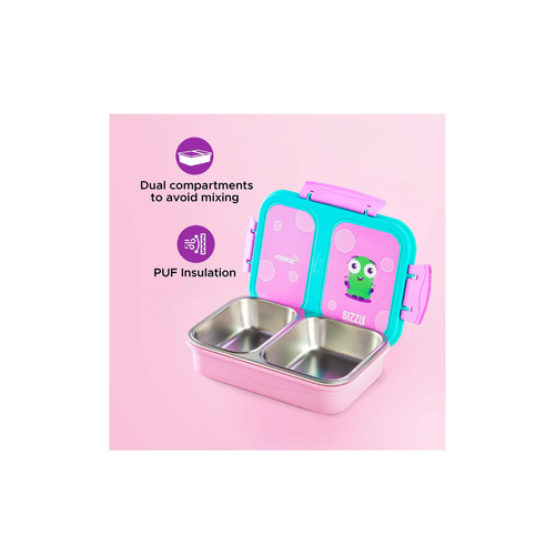 Rabitat Yumzee Smash Stainless Steel Bento Lunchbox - Sizzle