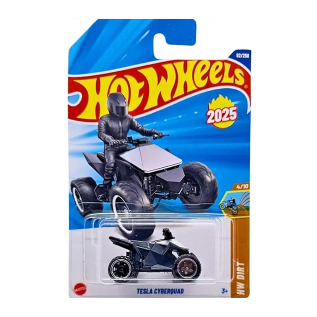 Hot Wheels HW DIRT  Tesla Cyberquad Die Cast