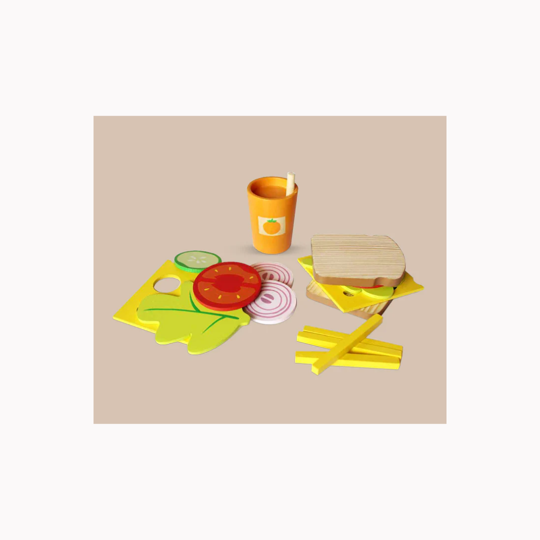 Shumee Wooden Sandwich and Burger Cooking Set (3 Years+)