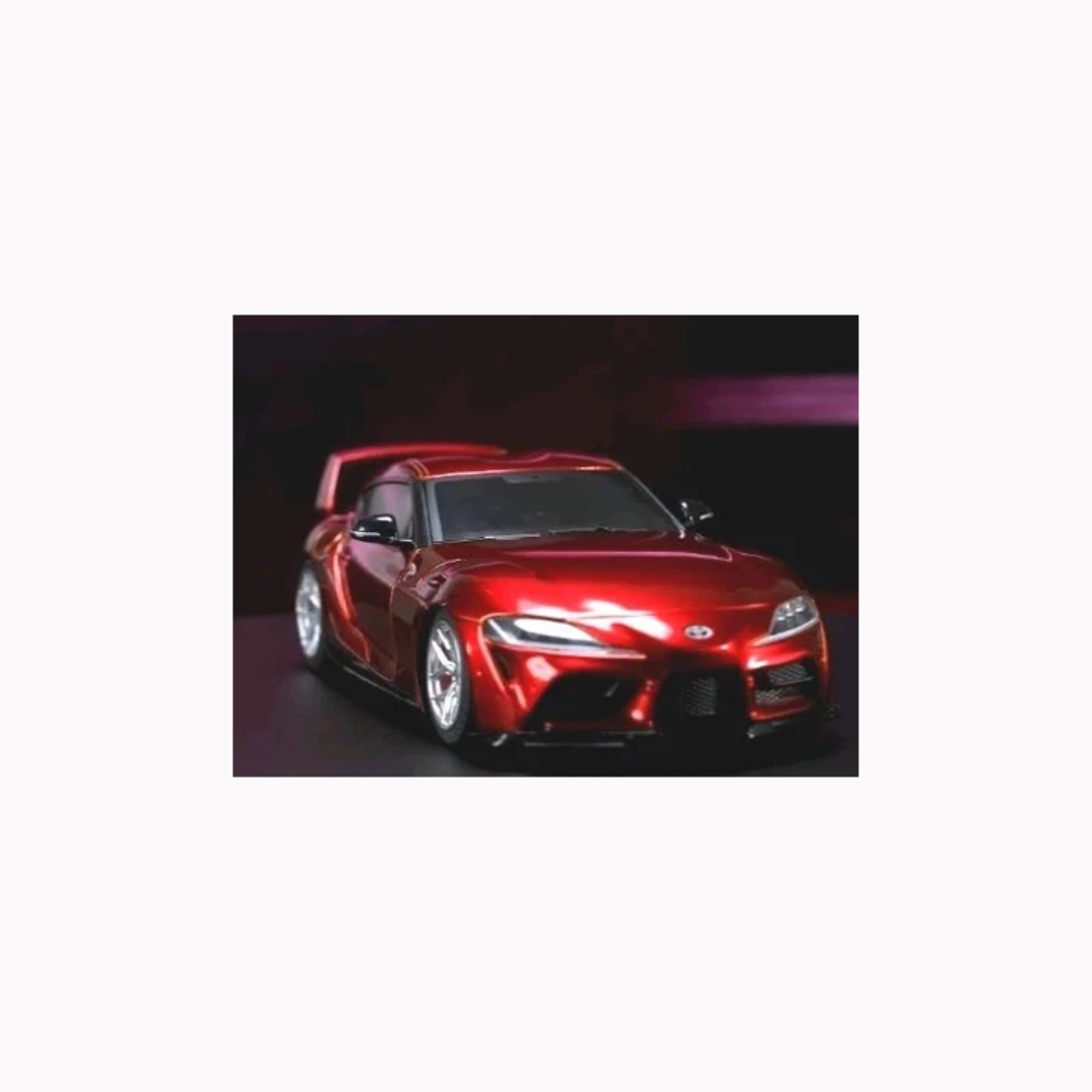Pink Slips Toyota GR Supra Mk5 Diecast Model 1:18 Metallic Red