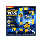 Magnetic Building Block Track Car Set DIY Construction Racing Track