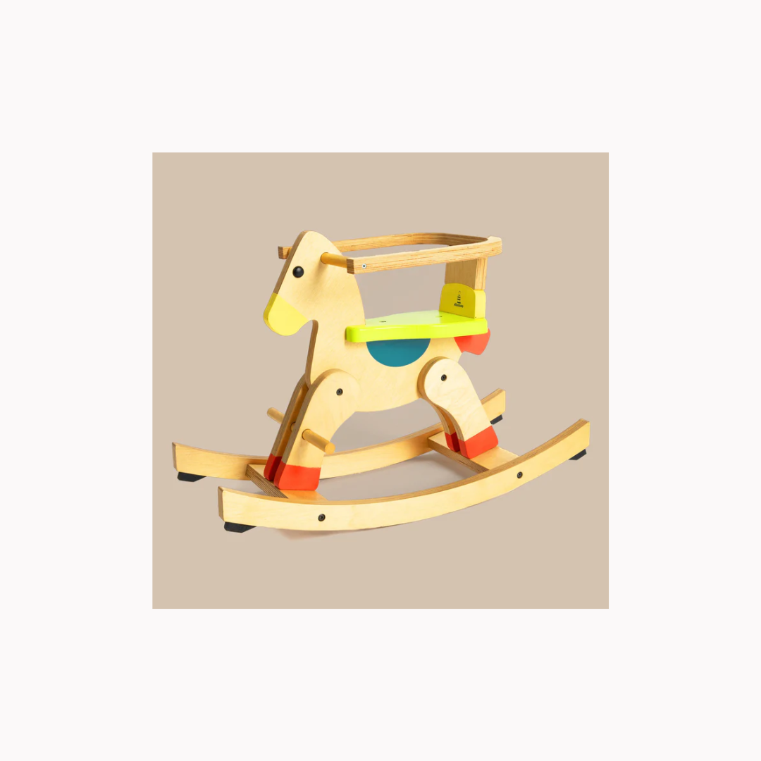 Shumee Wooden Rocking Horse Swing Toy For Baby & Toddlers (1 Years+)