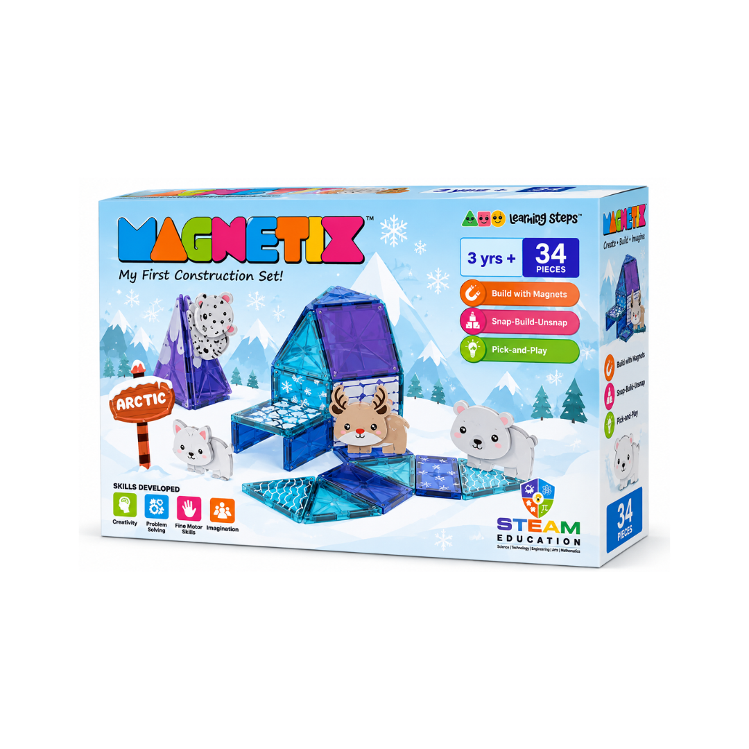 Zephyr Learning Steps Magentix My First Construction Art Tic Set