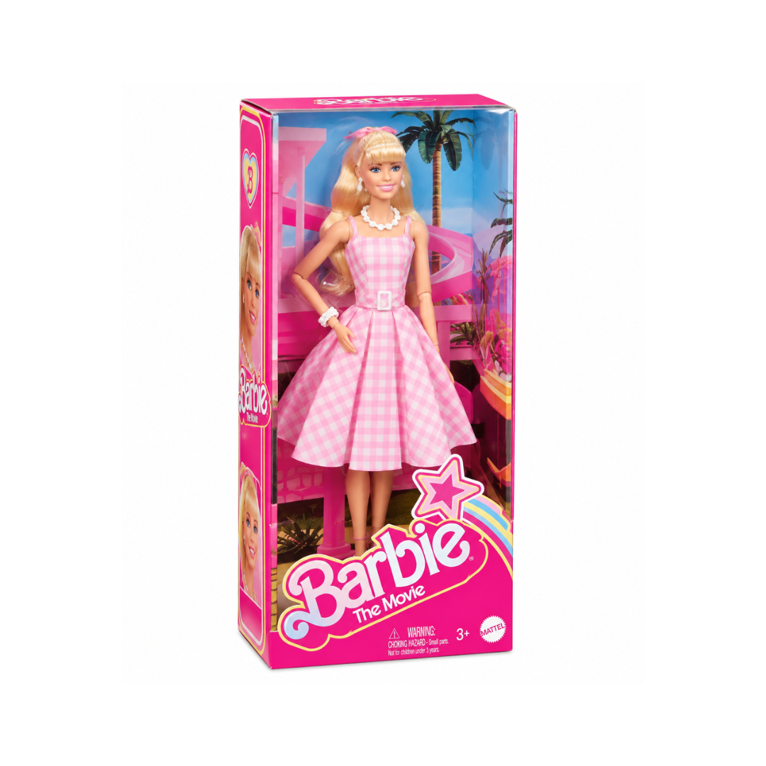 Mattel Barbie the Movie Doll in Pink White Dress
