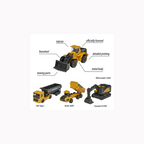 Majorette -Volvo Construction Vehicles, 4-Pack