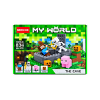 My World 834 The Cave Building Blocks Set 89+ Pcs for Kids 6+
