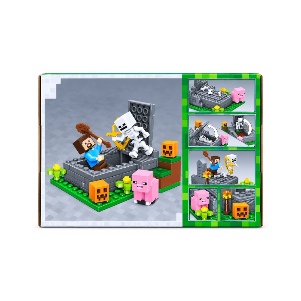 My World 834 The Cave Building Blocks Set 89+ Pcs for Kids 6+